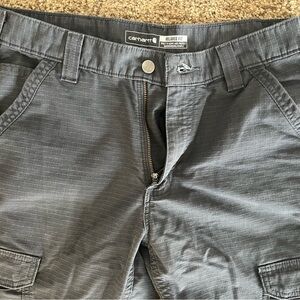 Carhartt Relaxed Fit Mens Gray Cargo Work Pant